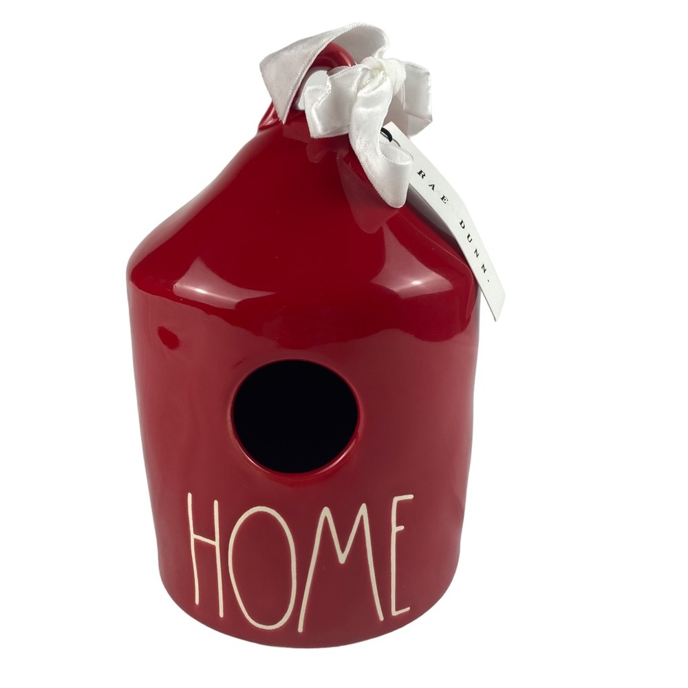 Rae Dunn HOME Red Birdhouse